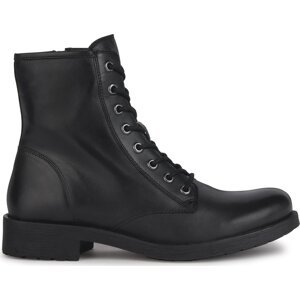 Polokozačky Geox D Rawelle D366RE 000TU C9999 Black