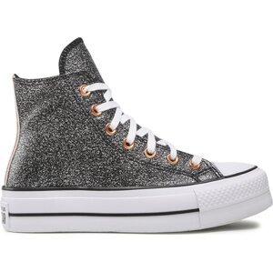 Plátěnky Converse Ctas Lift Hi A01301C Black/Copper/White