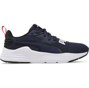 Sneakersy Puma Wired Run Pure Jr 390847 03 Navy/Puma Black/Puma White