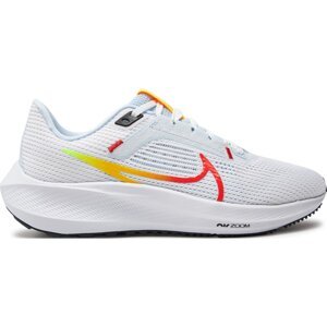 Boty Nike Air Zoom Pegasus 40 DV3854 102 White/Picante Red/Blue Tint