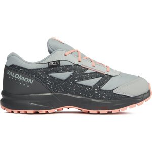 Trekingová obuv Salomon Outway Climasalomon™ Waterproof L47282900 Šedá