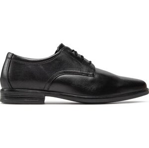 Polobotky Clarks Howard Walk 261612857 Black Leather