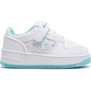 Sneakersy Champion Rebound Platform Abstract G PS S32851-WW011 Wht/Lt.Blue