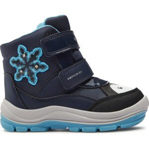 Kozačky Geox B Flanfil Girl B Abx B363WA 054FU CF4N4 S Navy/Turquoise