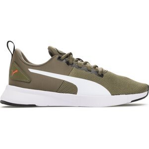 Boty Puma Flyer Runner Jr 192928 42 Olive Drab-Puma White-Hot Heat