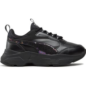 Sneakersy Puma Cassia Winter Wonderland 393975 02 Puma Black/Puma Black