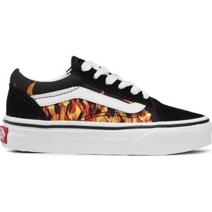 Tenisky Vans Old Skool VN0005WVBLK1 Digi Flame Black