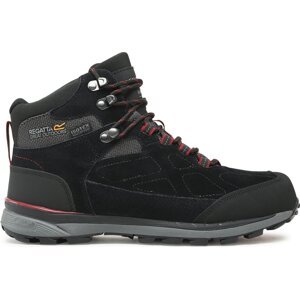 Trekingová obuv Regatta Samaris Suede RMF575 Black/Dark Red