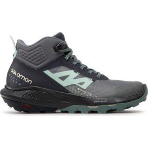 Trekingová obuv Salomon Outpulse Mid Gtx W GORE-TEX 470672 20 V0 Ebony/Quiet Shade/Ebony