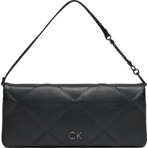 Kabelka Calvin Klein Re-Lock Quilt Wristelet Clutch K60K611333 Ck Black BEH