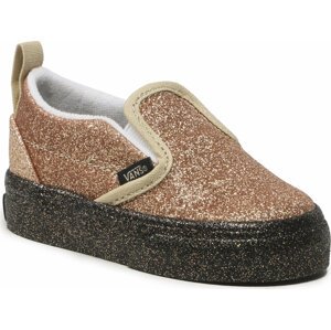 Tenisky Vans Slip-On V VN0A5EFKZX11 Party Glitter Blaack/Gold