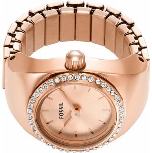 Hodinky Fossil Watch Ring ES5320 Rose Gold/Rose Gold