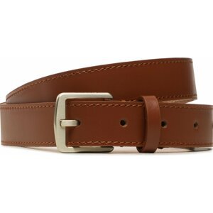 Dámský pásek Calvin Klein Ck Must Sqr Letter Tip 25Mm Belt K60K611015 Hnědá