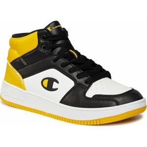 Sneakersy Champion Rebound 2.0 Mid Mid Cut Shoe S21907-WW013 Wht/Nbk/Yellow