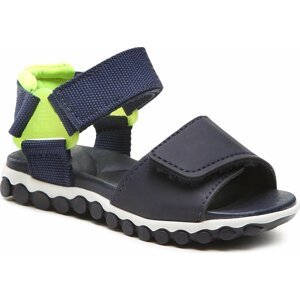 Sandály Bibi Summer Roller Sport 1103177 Navy/Amarelo Fluor