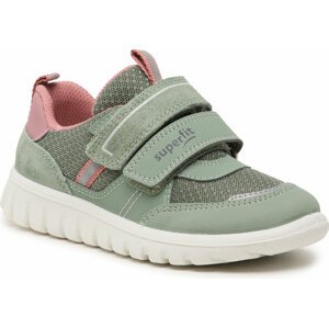 Sneakersy Superfit 1-006203-7500 D Lightgreen/Rose