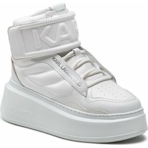 Sneakersy KARL LAGERFELD KL63555 White Lthr/Mono