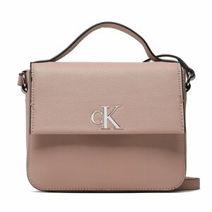 Kabelka Calvin Klein Jeans Minimal Monogram Boxy Flap Cb19 K60K610330 Růžová