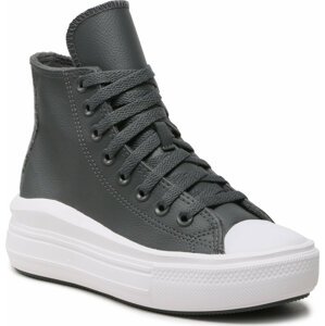 Plátěnky Converse Ctas Move Hi A01344C Iron Grey/White