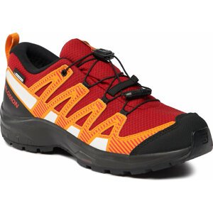 Trekingová obuv Salomon Xa Pro V8 Climasalomon™ Waterproof L47283800 Red Dahlia/Black/Orange Pepper