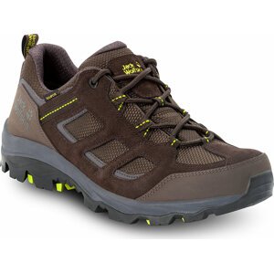 Trekingová obuv Jack Wolfskin Vojo 3 Texapore Low M 4042441 Dark Brown / Lime