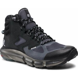 Trekingová obuv Salomon Predict Hike Mid Gtx GORE-TEX 414609 27 V0 Ebony/Black/Storm Weather