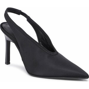 Sandály Calvin Klein Geo Stil Slingback Pump HW0HW01452 Ck Black BEH