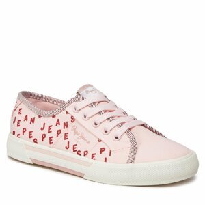 Tenisky Pepe Jeans Brady Shine G PGS30562 Soft Pink 305