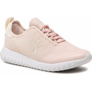 Sneakersy Calvin Klein Jeans Spor Run Eva Slipon Over Mesh Wn YW0YW00937 Peach Blush/Creamy White 0JV