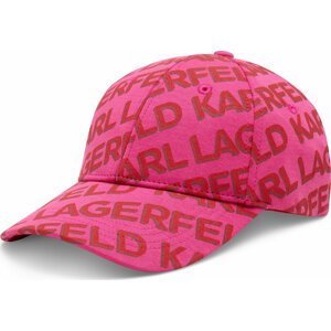 Kšiltovka KARL LAGERFELD 231W3415 Růžová