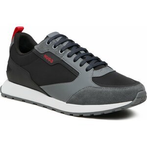 Sneakersy Hugo Icelin Runn 50471304 10234982 02 Open Grey 099