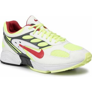 Boty Nike Air Ghost Racer AT5410 100 White/Atom Red/Neon Yellow