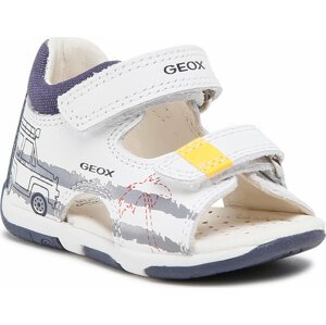 Sandály Geox B S.Tapuz B. C B150XC 08510 C1039 White/Dknavy