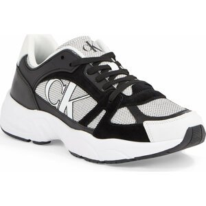 Sneakersy Calvin Klein Retro Tennis YM0YM00696 Black / White 0GJ