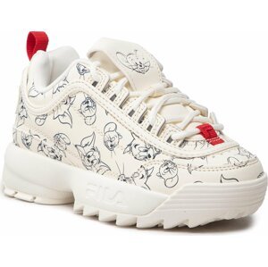 Sneakersy Fila Wb Disruptor Aop Kids FFK0093.10005 Marshmallow