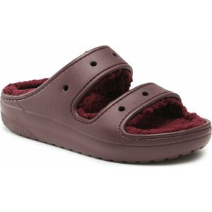 Nazouváky Crocs Crocs Classic Cozzy Sandal 207446 Dark Cherry 6WD