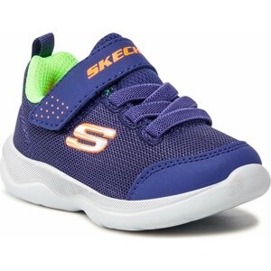 Sneakersy Skechers Mini Wanderer 407300N/NVLM Navy/Lime