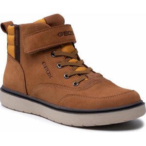 Kotníková obuv Geox J Riddock Boy Wpf A J167TA 032FU C2286 D Dk Yellow/Brown