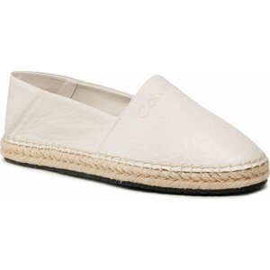 Espadrilky Calvin Klein Espadrille-Hf Mono HW0HW01456 Crystal Gray Mono 0JX