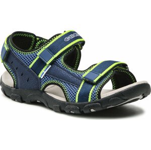 Sandály Geox J S.Strada A J1524A 014CE C4052 D Dk Blue/Lime