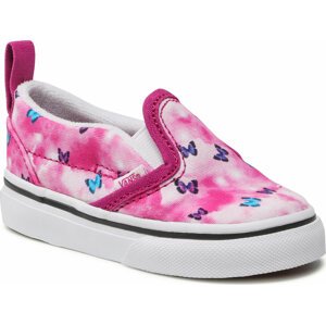 Tenisky Vans Slip-On V VN000UBSARP1 (Butterflydrm)Fchsrdtrwht