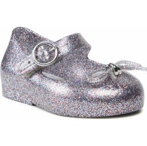 Polobotky Melissa Mini Melissa Sweet Love Bb 32803 Silver Glitter 53519