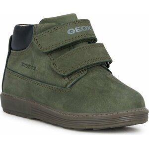 Kozačky Geox B Hynde Boy Wpf B842HA 00032 C3014 S Dk Green