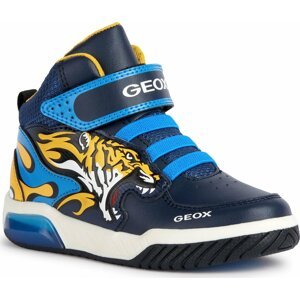 Sneakersy Geox J Inek Boy J369CC 0BUCE C0657 D Navy/Yellow