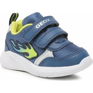 Sneakersy Geox B Sprintye Boy B354UC01454C4W2K M Jeans/Lime