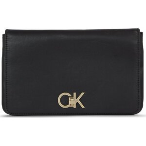 Kabelka Calvin Klein Re-Lock Double Gusett Xbody K60K611531 Ck Black BAX