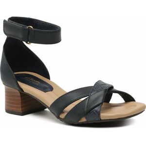 Sandály Clarks Desirae Lily 26171175 Navy Leather