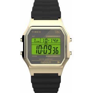 Hodinky Timex T80 TW2V41000 Black/Gold