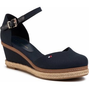 Espadrilky Tommy Hilfiger Basic Closed Toe Mid Wedge FW0FW04787 Desert Sky DW5