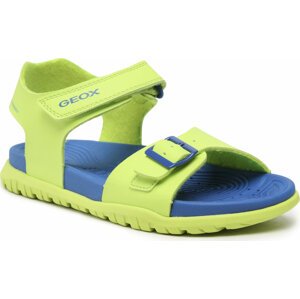 Sandály Geox J Sandal Fusbetto Bo J35HMA000BCC0876 D Lime/Royal